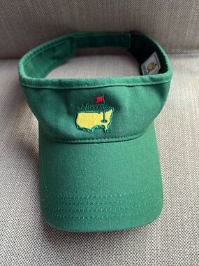 Masters Green and Yellow Golf Visor